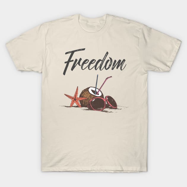 Freedom T-Shirt by LaarniGallery